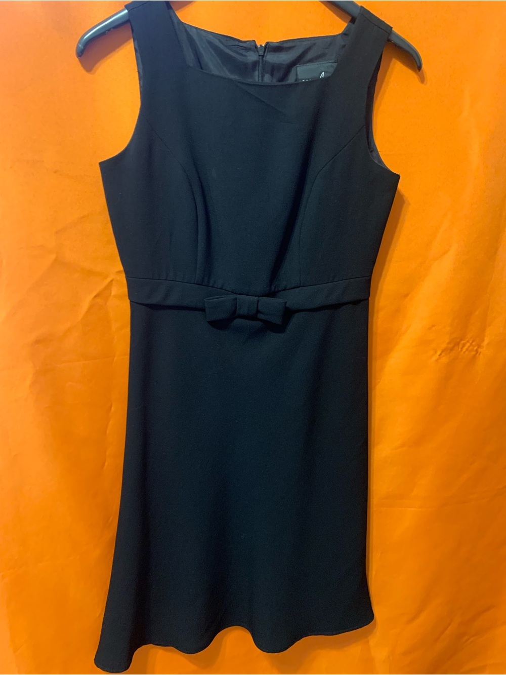 Positive Attitude Black Sleeveless Bow Waist Dress